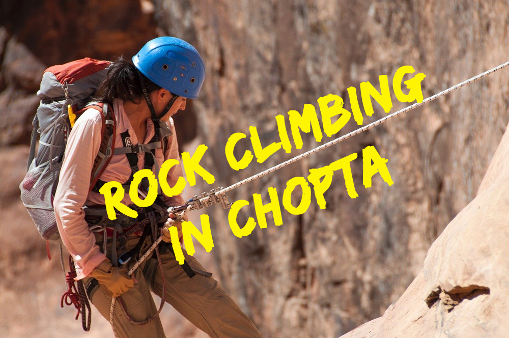 Rock Climbing & Rappelling in Chopta