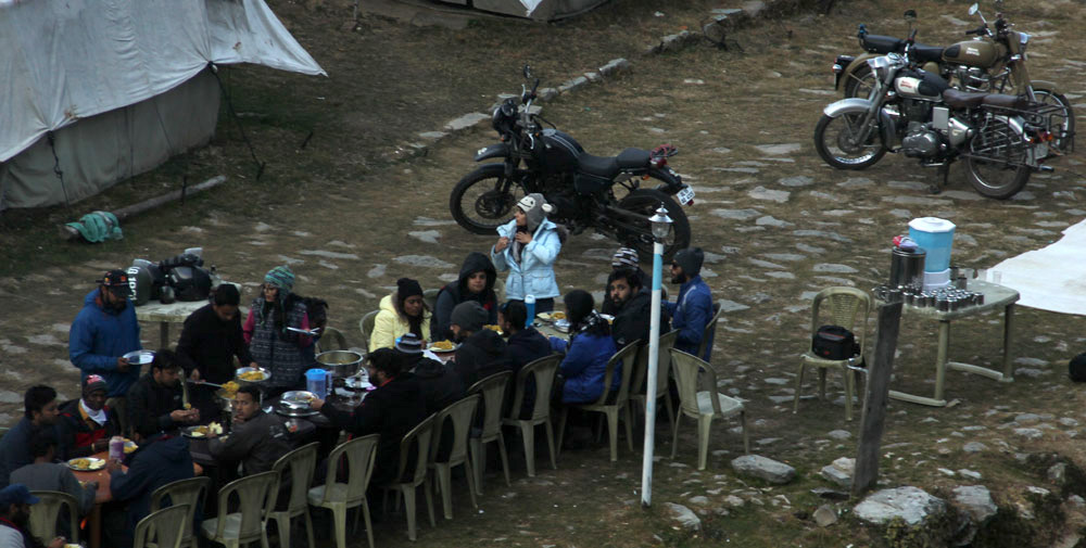 Biking Group in Mayadeep Chopta